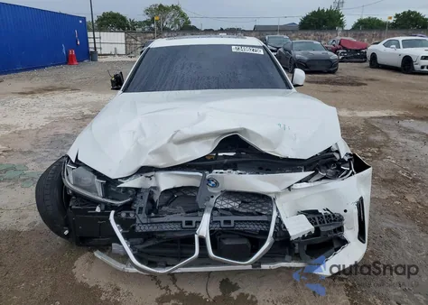 2025 BMW I4 xDrive 40 z USA, uszkodzony, nr VIN WBY43HD09SFT98650